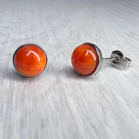 Studs 6mm - Sunrise Orange